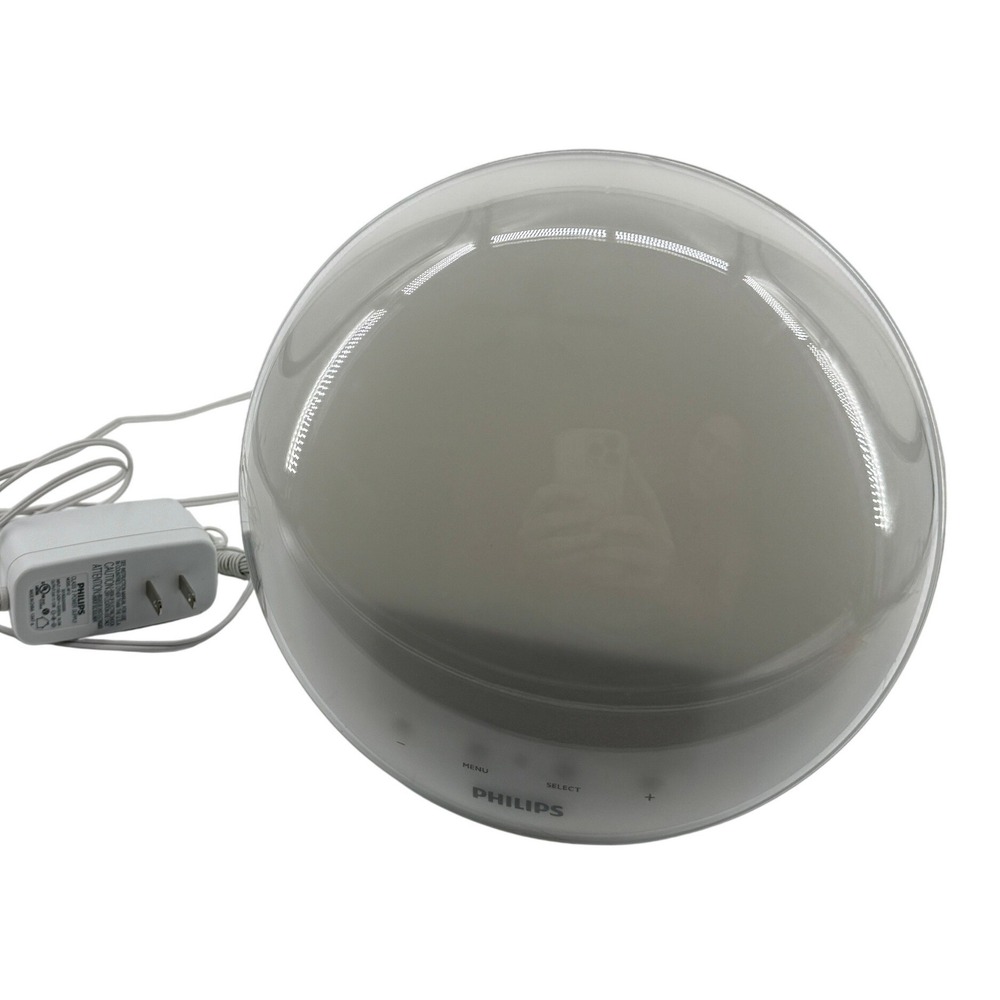 Philips Smart Sleep Wake-up Light Sunrise Sunset Simulation Alarm Clock HF3520